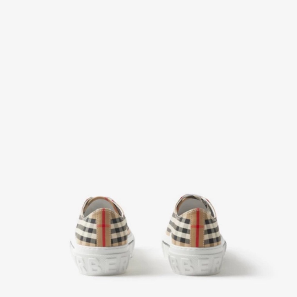 Authentic Burberry Checked Jack L Low Sneakers NWO Tags never worn. 40 - Picture 3 of 4